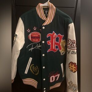 Varsity jacket for sale.